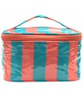Large Cosmetic Pouch-1685-BLU/PNK